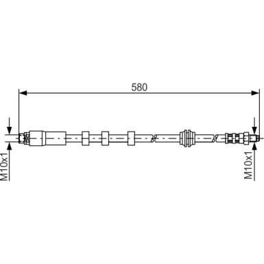 BOSCH | Bremsschlauch | 1 987 476 093