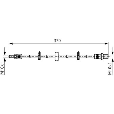 BOSCH | Bremsschlauch | 1 987 481 508