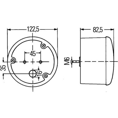 Hella | Heckleuchte | 2SW 964 169-081