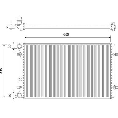 Valeo | Kühler, Motorkühlung | 701541 Valeo | Kühler, Motorkühlung | 701541