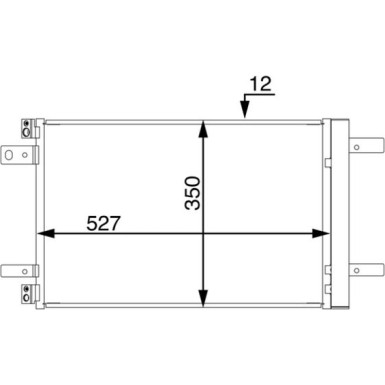 Mahle | Kondensator, Klimaanlage | AC 886 000S