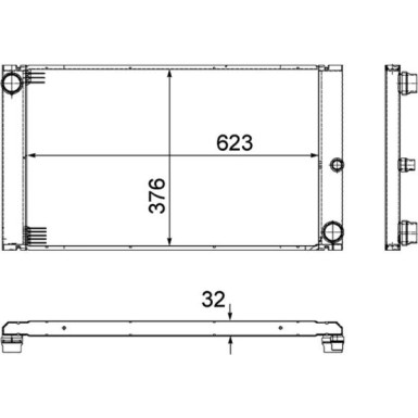 Mahle | Kühler, Motorkühlung | CR 766 000P