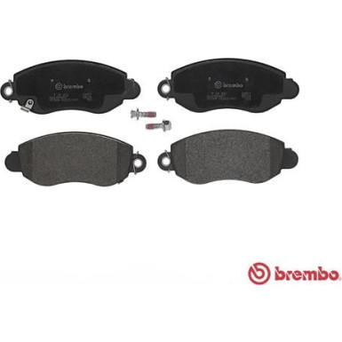 Brembo | Bremsbelagsatz, Scheibenbremse | P 24 052