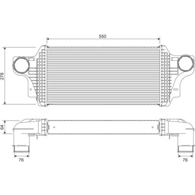 Valeo | Ladeluftkühler | 818377