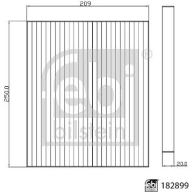 FEBI BILSTEIN 182899 Innenraumfilter