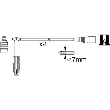 BOSCH | Zündleitungssatz | 0 986 356 311