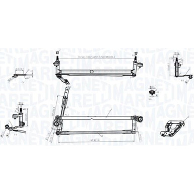 Magneti Marelli | Wischergestänge | 085570177010