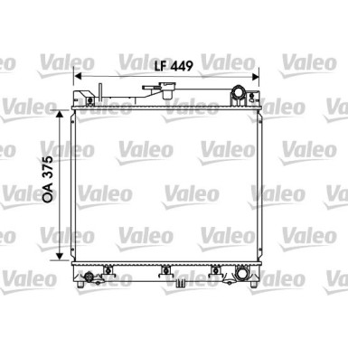 Valeo | Kühler, Motorkühlung | 734170