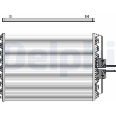 Delphi | Kondensator, Klimaanlage | TSP0225061