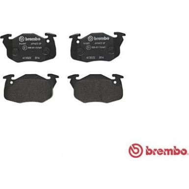 Brembo | Bremsbelagsatz, Scheibenbremse | P 61 097