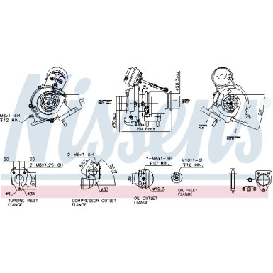 Nissens | Lader, Aufladung | 93418