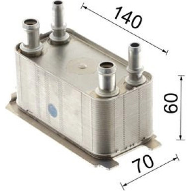 Mahle | Ölkühler, Automatikgetriebe | CLC 326 000P