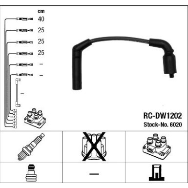 NGK | Zündleitungssatz | 6020