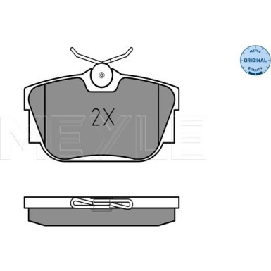 Meyle | Bremsbelagsatz, Scheibenbremse | 025 234 4616/W