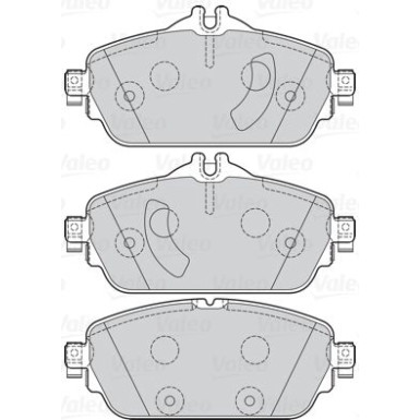 Valeo | Bremsbelagsatz, Scheibenbremse | 302211
