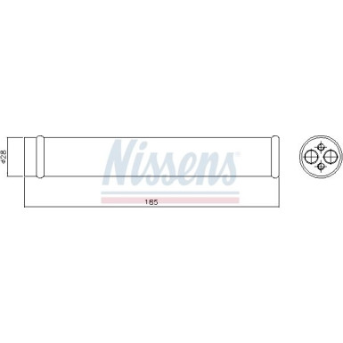 Nissens | Trockner, Klimaanlage | 95367