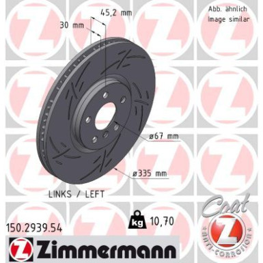 Zimmermann | Bremsscheibe | 150.2939.54