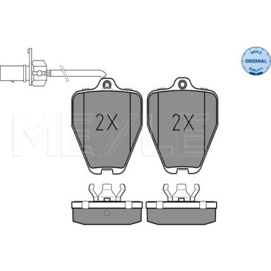 Meyle | Bremsbelagsatz, Scheibenbremse | 025 214 5218/W