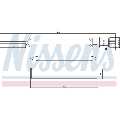 Nissens | Trockner, Klimaanlage | 95469