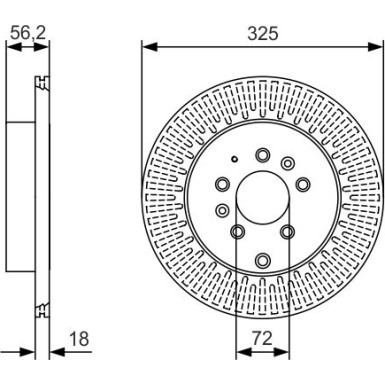 BOSCH | Bremsscheibe | 0 986 479 C30