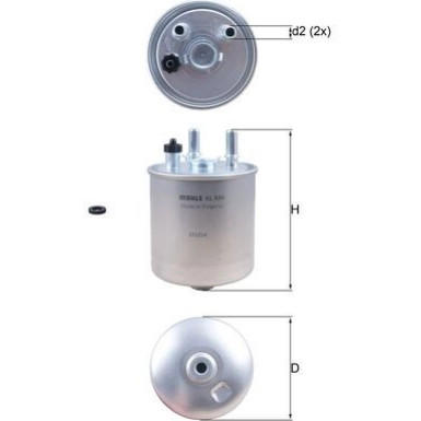 Knecht | Kraftstofffilter | KL 639D