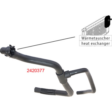 Metzger | Kühlerschlauch | 2420377 Metzger | Kühlerschlauch | 2420377