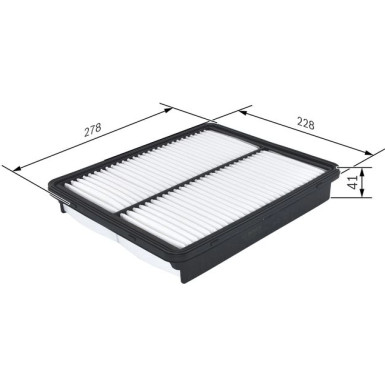 BOSCH F 026 400 292 Luftfilter