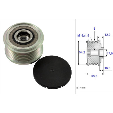 INA | Generatorfreilauf | 535 0062 10