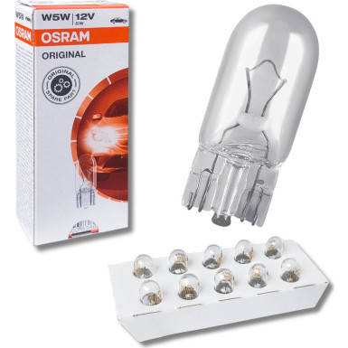 W5W OSRAM ORIGINAL 2825 Standlicht Kennzeichenbeleuchtung Birne 12V 5W