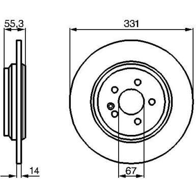 BOSCH | Bremsscheibe | 0 986 478 995