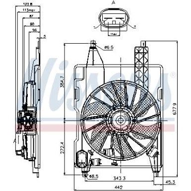 Nissens | Lüfter, Motorkühlung | 85706