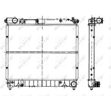 NRF | Kühler, Motorkühlung | 50431
