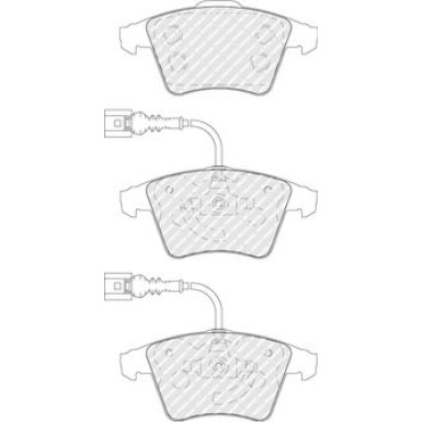 Ferodo | Bremsbelagsatz, Scheibenbremse | FDB1826