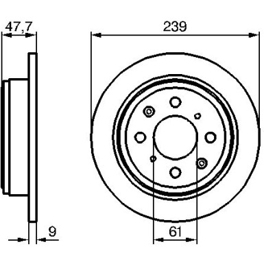 BOSCH | Bremsscheibe | 0 986 479 101