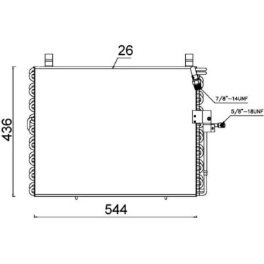 Mahle | Kondensator, Klimaanlage | AC 357 000S