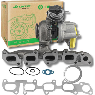 Turbolader Neu, für 04L253016H, mit mit Krümmer und Dichtungen, ORIGINAL JRONE 8G12-30M-A24