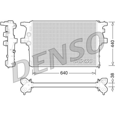 Denso | Kühler, Motorkühlung | DRM12008