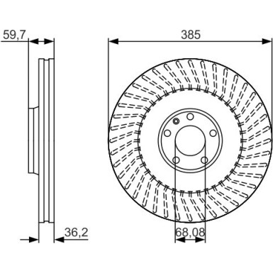 BOSCH | Bremsscheibe | 0 986 479 A31