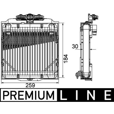 Mahle | Ölkühler, Automatikgetriebe | CLC 102 000P