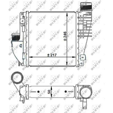 NRF | Ladeluftkühler | 30924