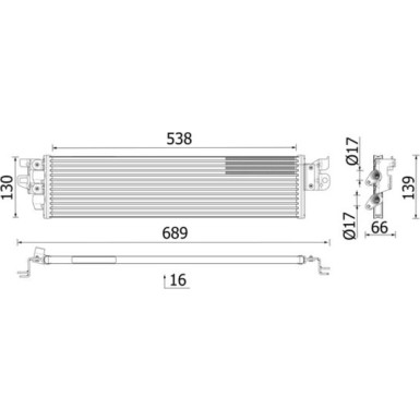 Mahle | Ölkühler, Automatikgetriebe | CLC 328 000P