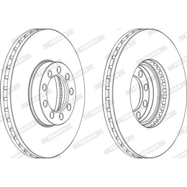 Ferodo | Bremsscheibe | FCR329A