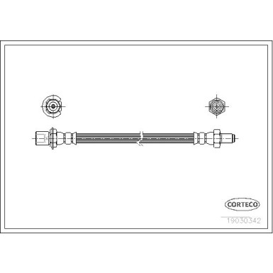 Corteco | Bremsschlauch | 19030342