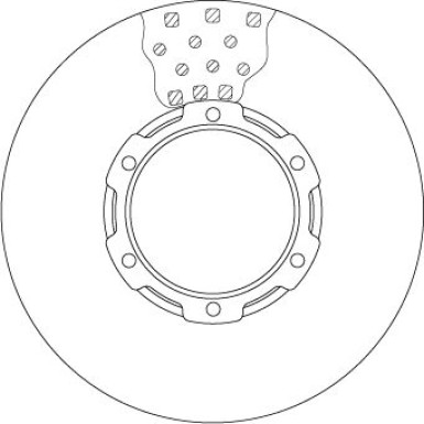 TRW | Bremsscheibe | DF6190BS