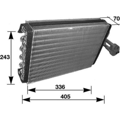 Mahle | Verdampfer, Klimaanlage | AE 36 000S