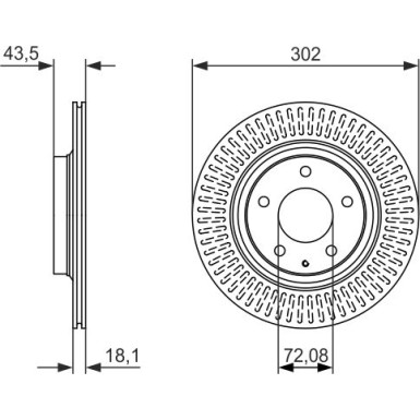 BOSCH | Bremsscheibe | 0 986 479 796