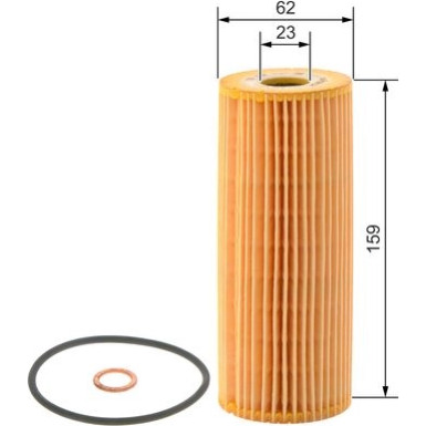 BOSCH 1 457 429 122 Ölfilter