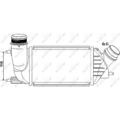 NRF | Ladeluftkühler | 30242
