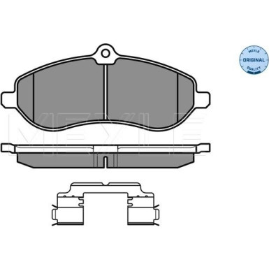 Meyle | Bremsbelagsatz, Scheibenbremse | 025 245 9518/W