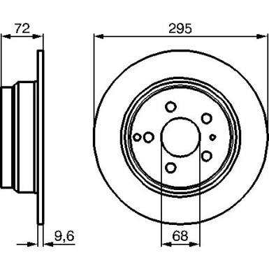 BOSCH | Bremsscheibe | 0 986 478 628